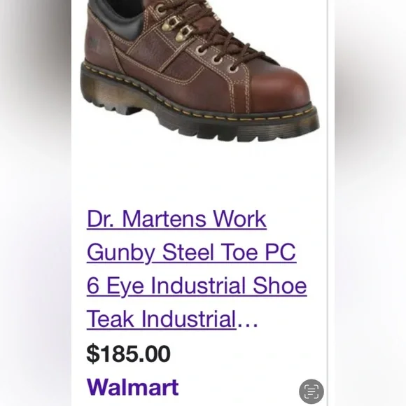 👉🏼SOLD👈🏼 FB Mens Dr Martens industrial steel toe shoes - Picture 15 of 15